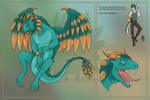 Zanin dragon form 2022 by mythgital-creatures
