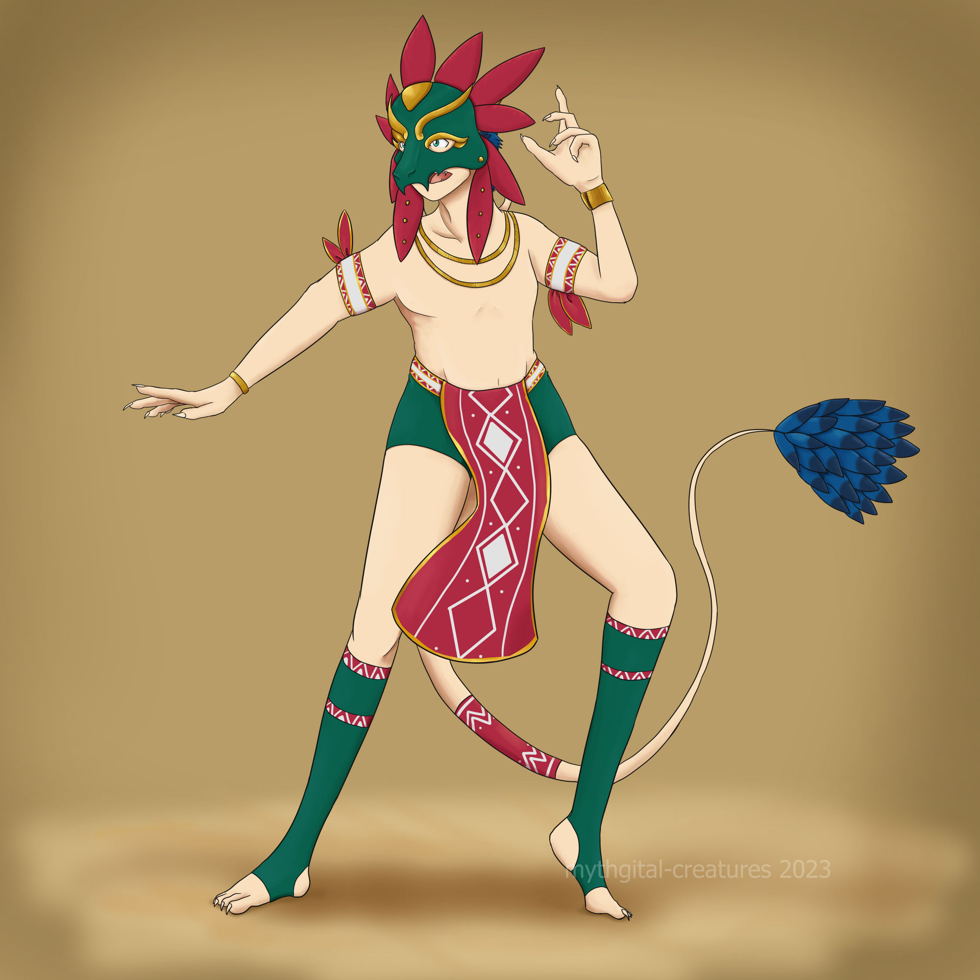 Malu's performance outfit