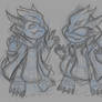Chibi concept sketches