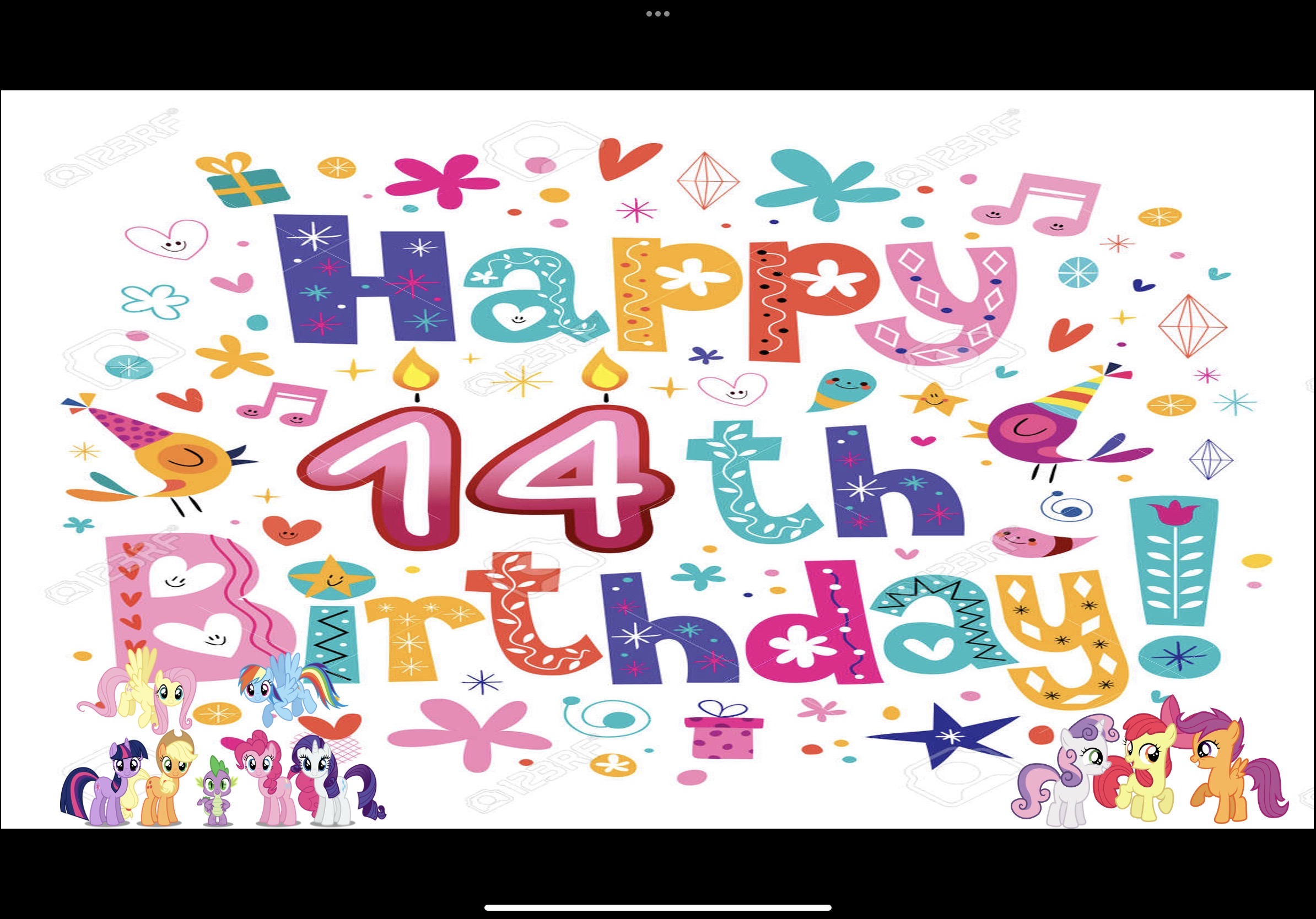 Happy 14th Birthday Darragh! by MLPPPGLover55 on DeviantArt