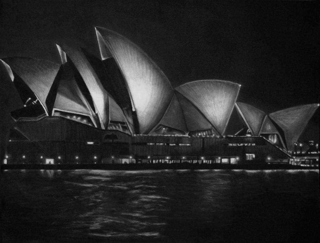 Sydney Opera House (Drawing) by lunboundl on DeviantArt