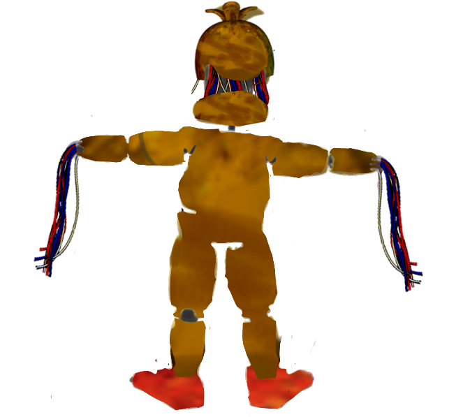 I feel like Withered Chica would have looked better if she never had her  jaw at all (yes, I know the Igniteds ran with this already) (Model and  render by LetTric, asset