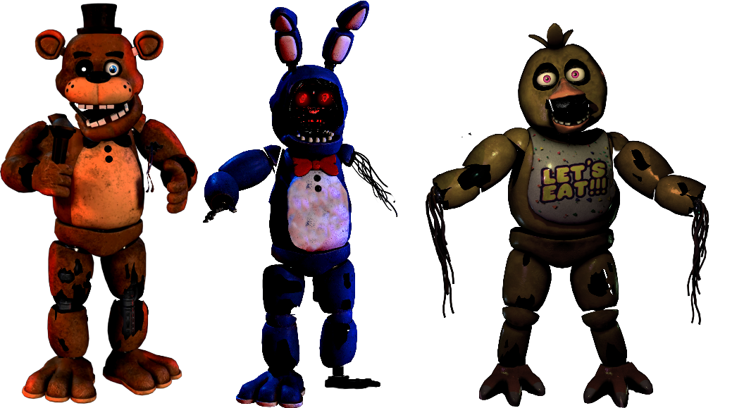 Withered classic animatronics by whfww on DeviantArt