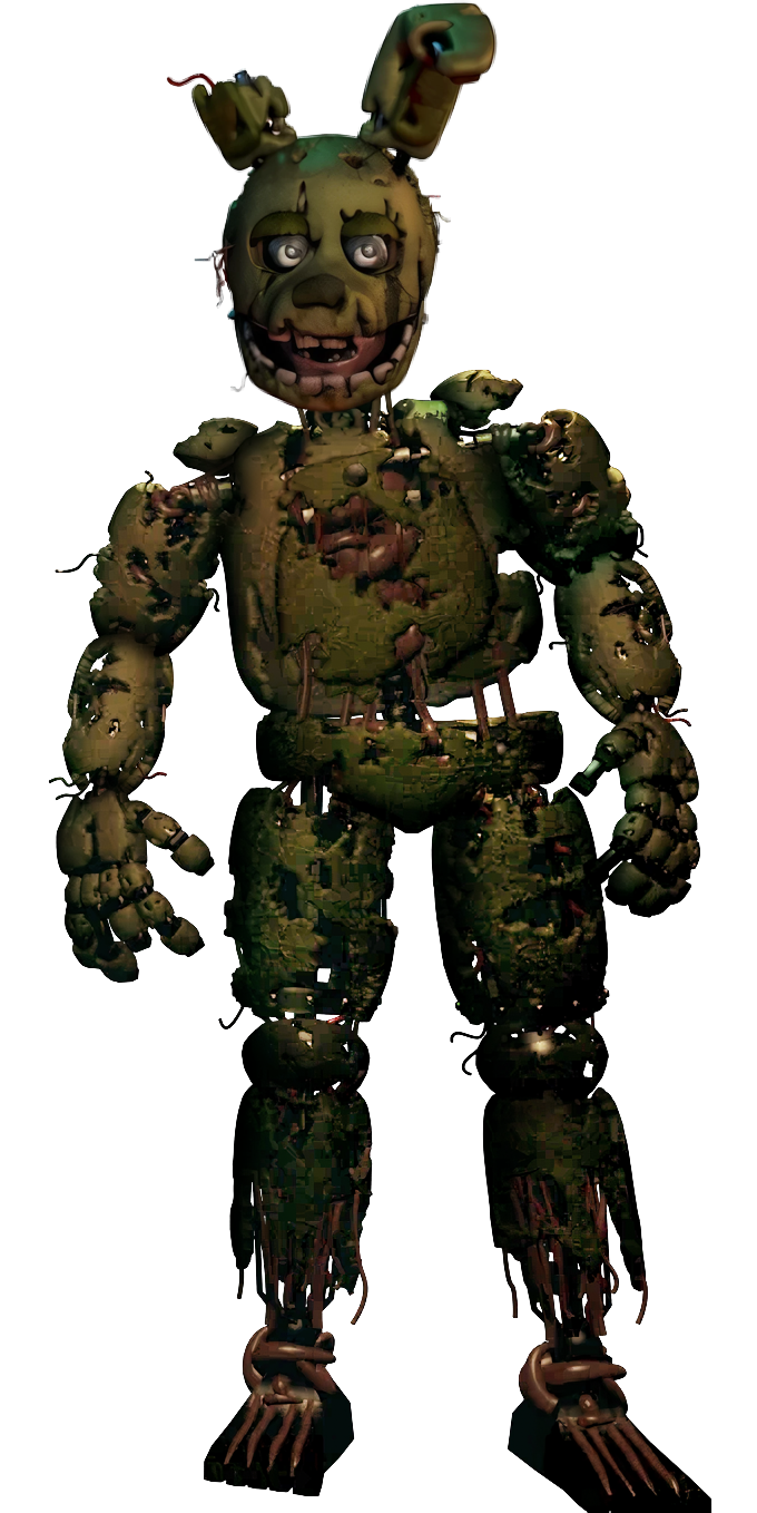 FNAF 3 Springtrap Full body by whfww on DeviantArt