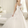 Tulle Bateau Ball Gown Elegant Wedding Dress