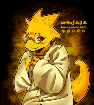 #Huevember Day 3 | Alphys