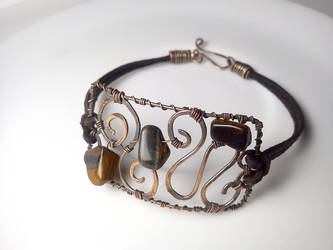 Copper wire bracelet