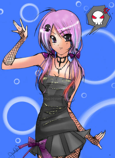 Anime Emo Girl 1 Version 2 by xir4n on DeviantArt