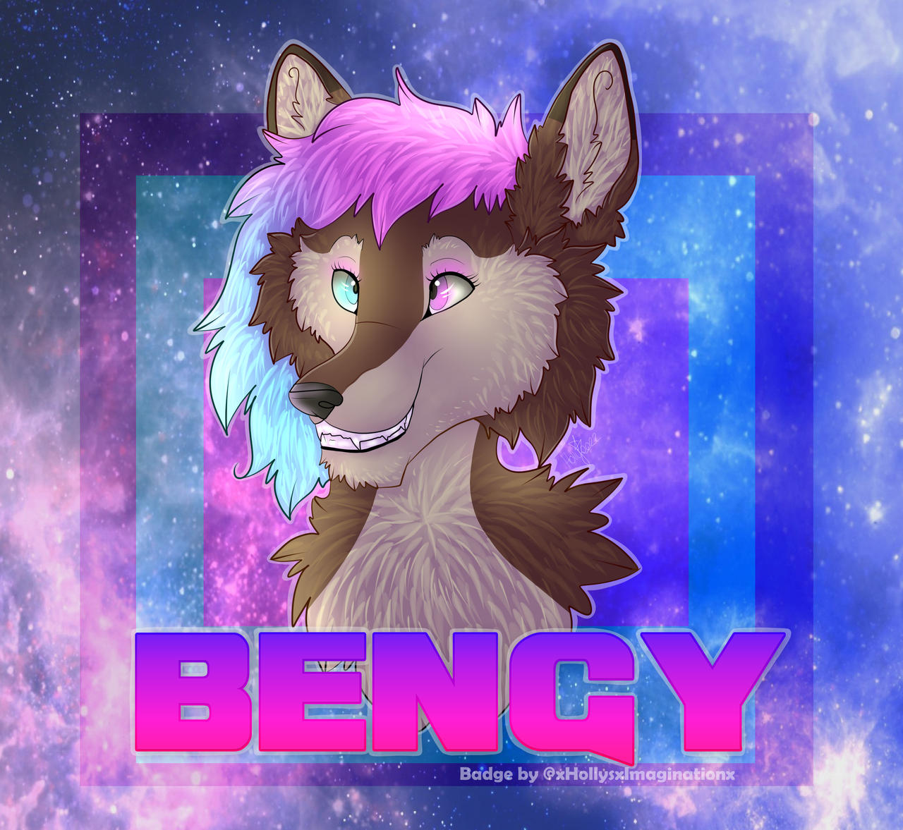 Bengy Bengy Fursuit Badge by xHollysxImaginationx on DeviantArt