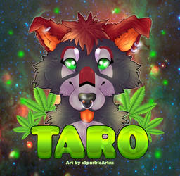 Taro Fursuit Badge