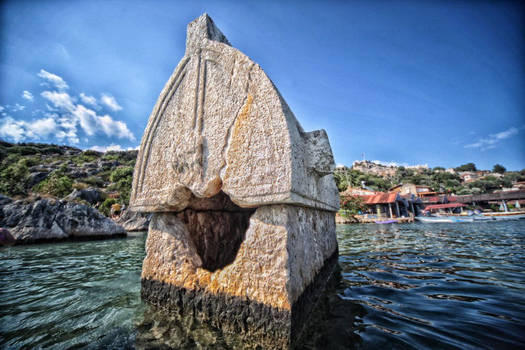 Guardian of sunken city