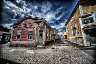 Porvoo was colorful