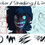 Lineart/Color/Shading Brush Setting