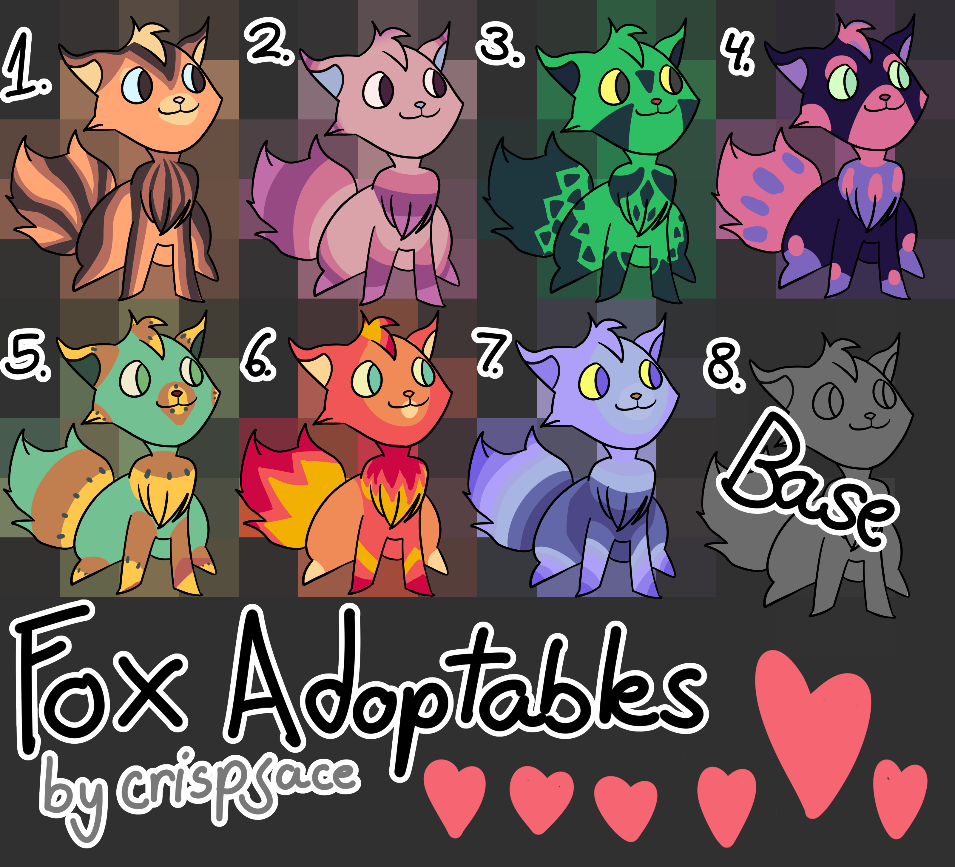 Fox Adoptables + Base | 8/8 Available