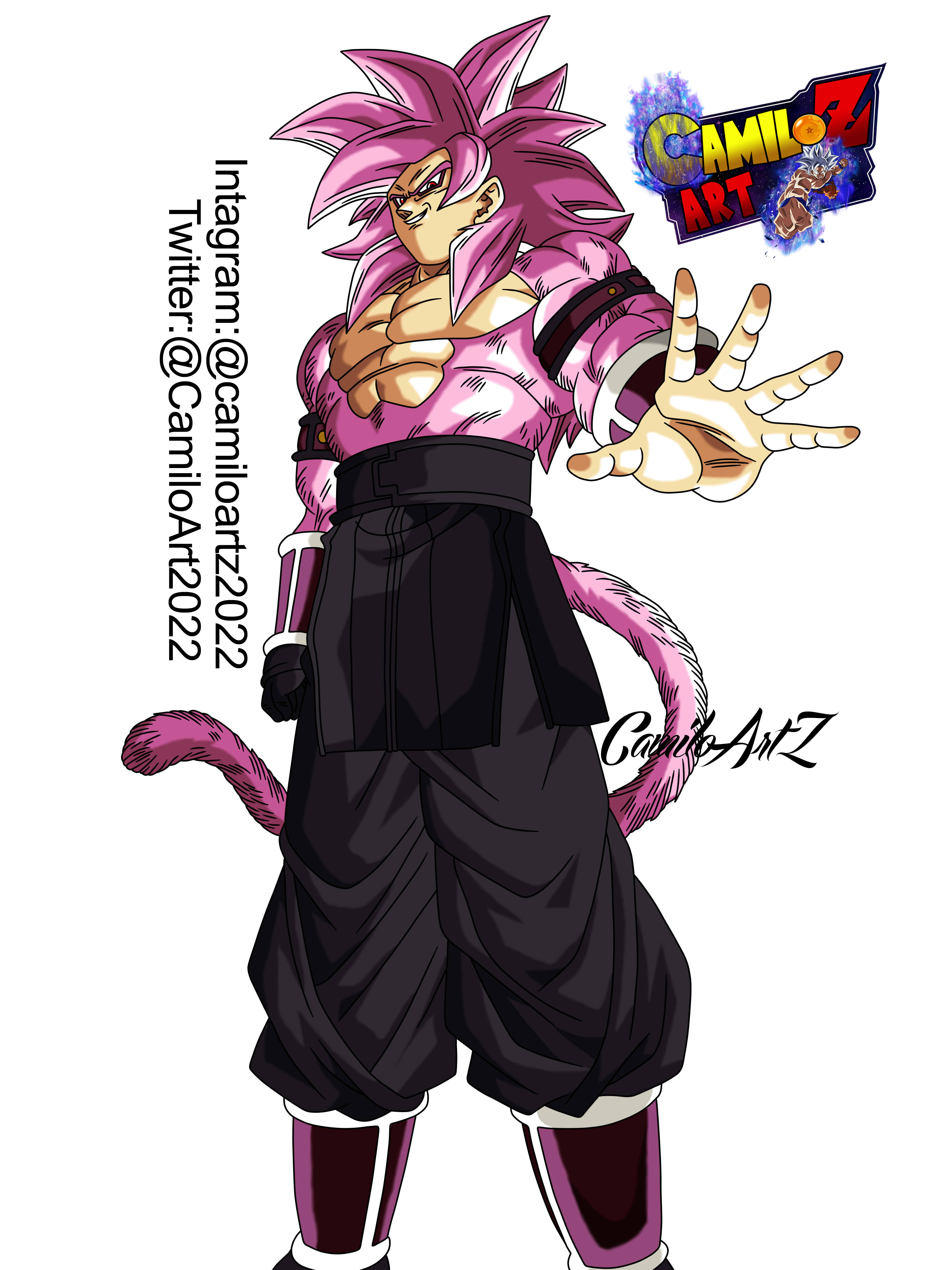 GOKU BLACK SSJ 4 ROSE by camiloartz2022 on DeviantArt GOKU BLACK SSJ 4 ROSE by camiloartz2022 on DeviantArt