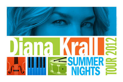 Diana Krall tour poster