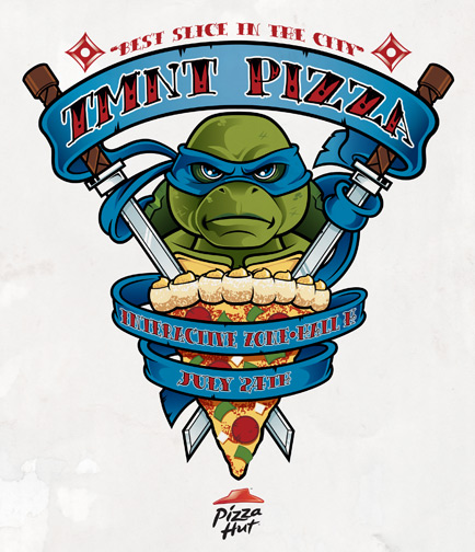 Ninja Turtles Pizza Hut Promo item @ SDCC