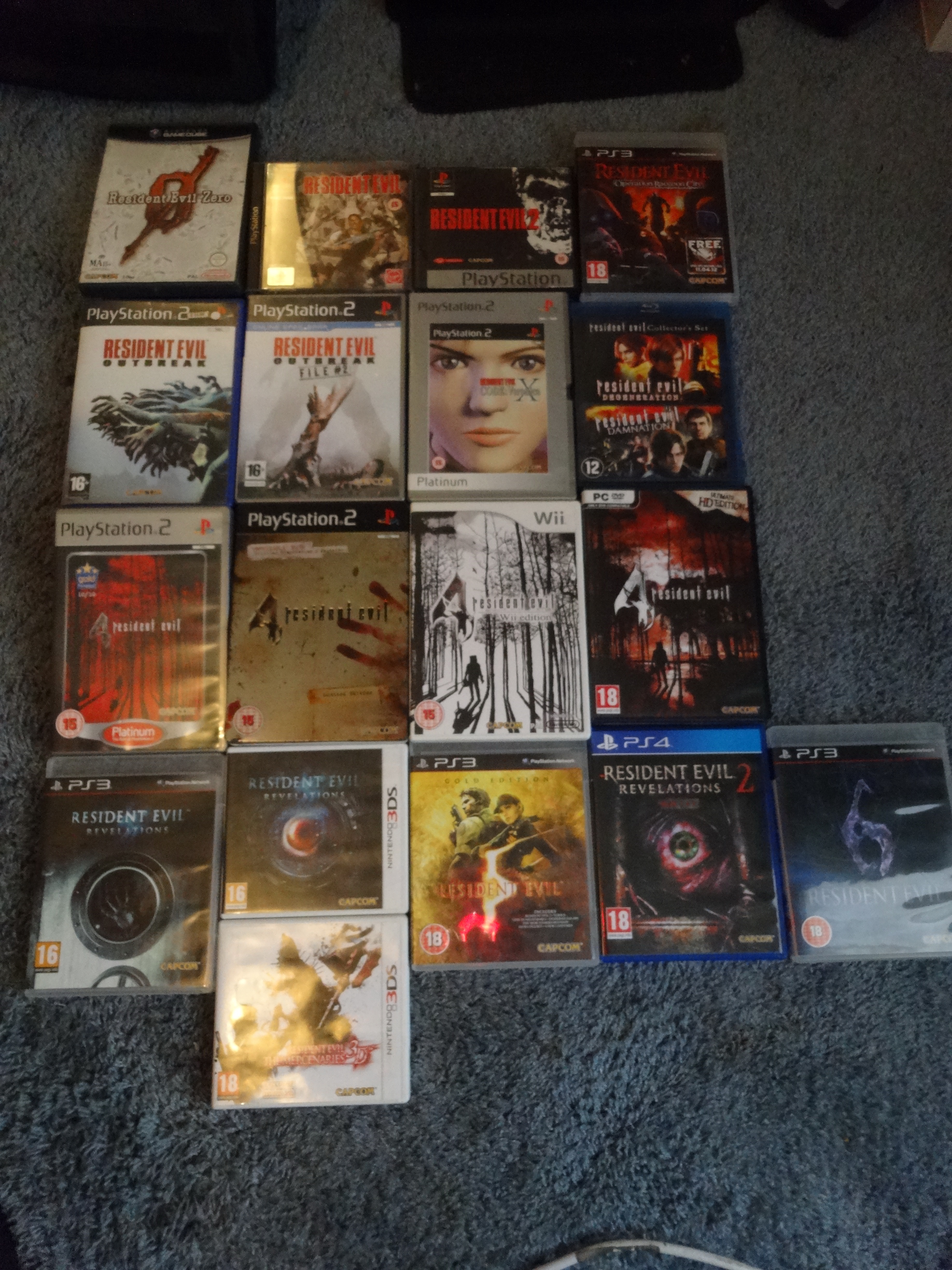 Resident evil (Incomplete) collection