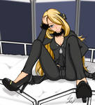 Cynthia sitting clothed ver by VAND1TA