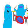 Burka Blue Band