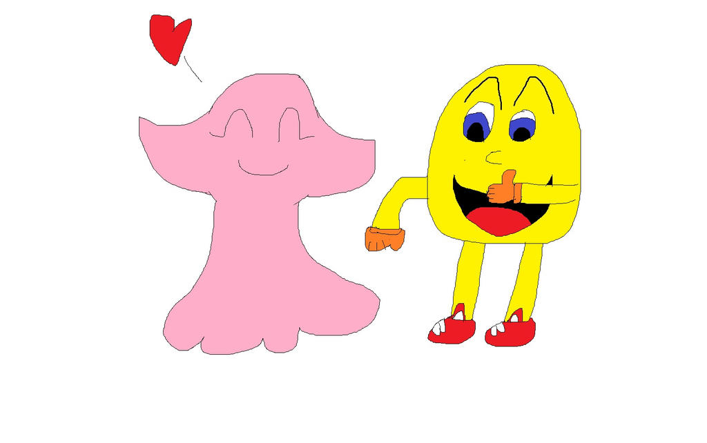 Pinkey Pacman Pinky and Pac Man by Koleyl on DeviantArt