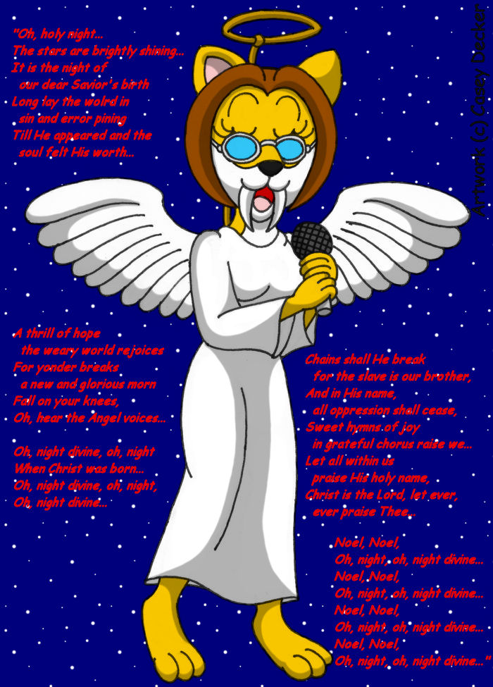 Sheeba The Christmas Angel By Caseydecker