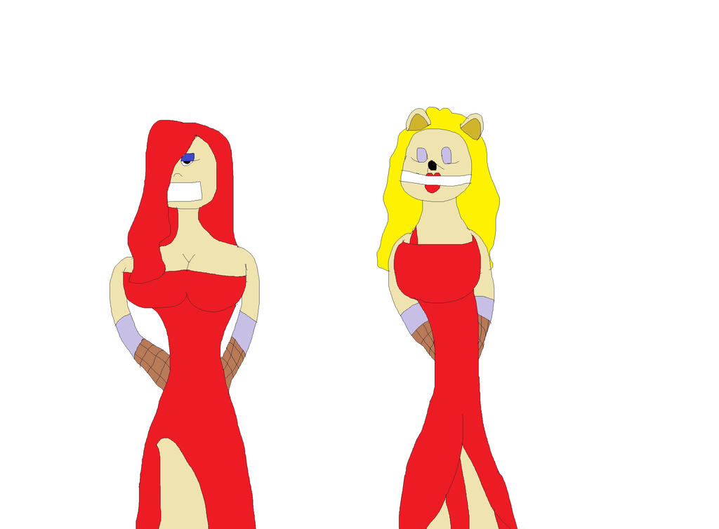 Jessica Rabbit and Deborah mouse captured by Koleyl on DeviantArt