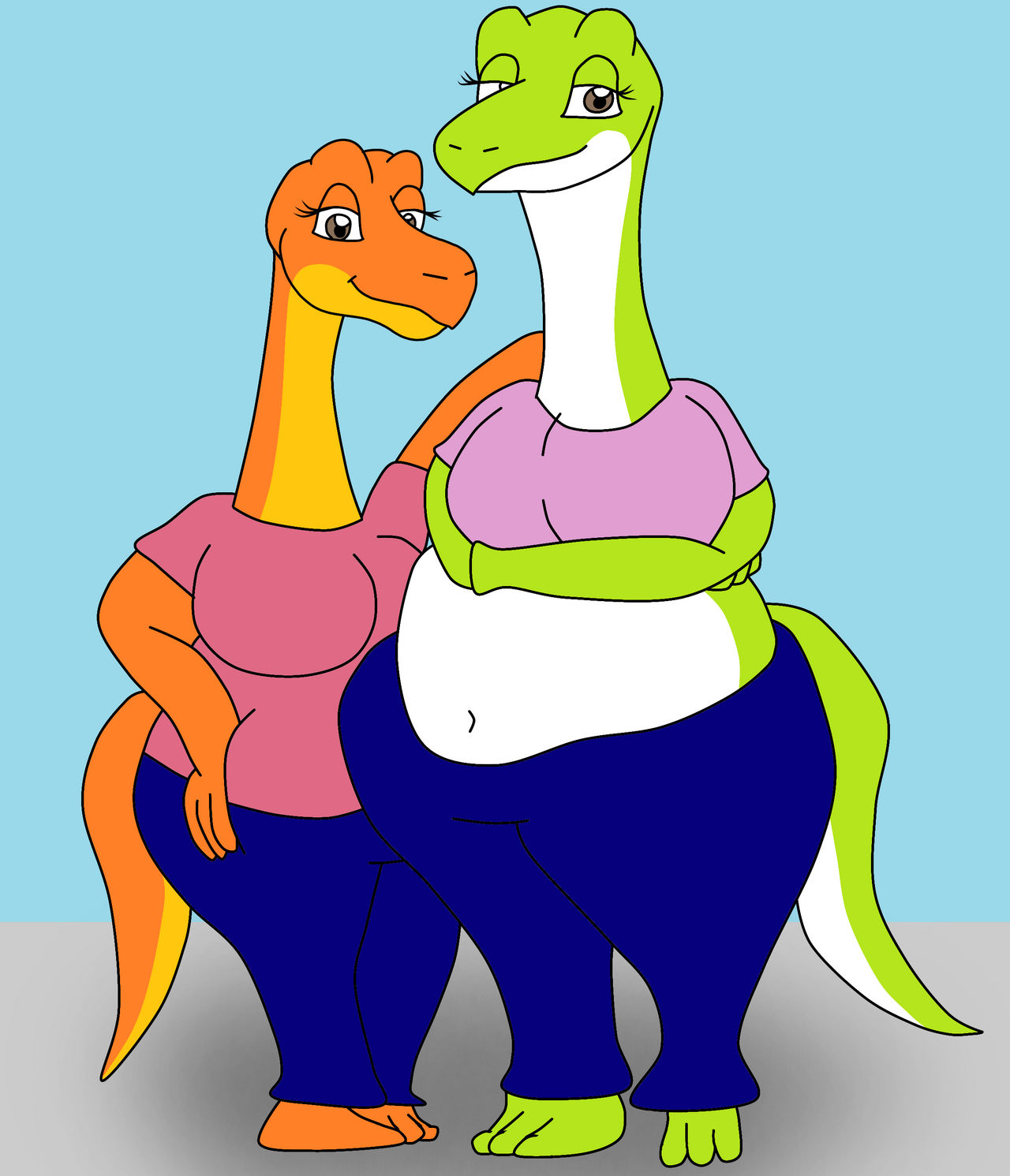 Deviantart Koleyl Neckline Sisters by TestingTenagerTester2020 by Koleyl on DeviantArt