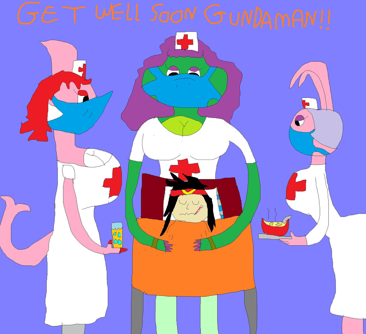 Deviantart Koleyl GA Gundaman and the Nurses by Koleyl on DeviantArt