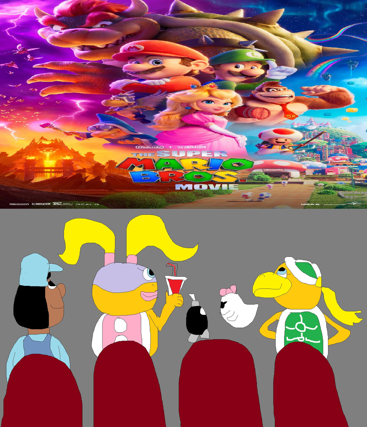 Deviantart Koleyl Marty and Kelly at the movies with friends by Koleyl on DeviantArt