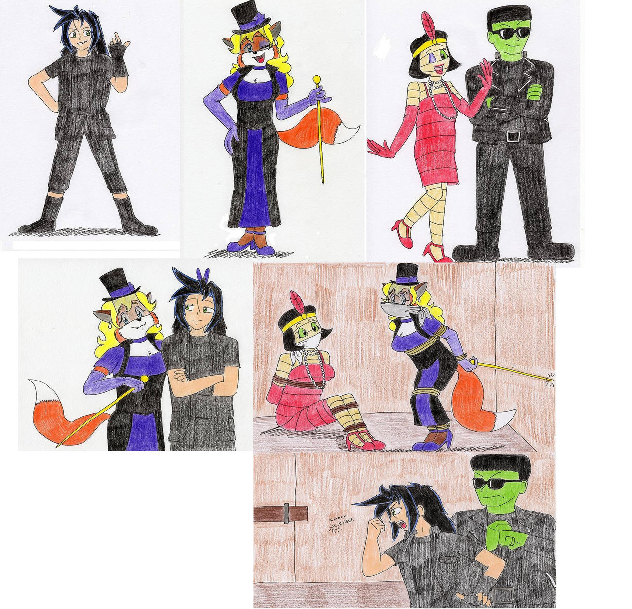 Deviantart Koleyl Gundaman meets the Hauntsfords by Koleyl on DeviantArt