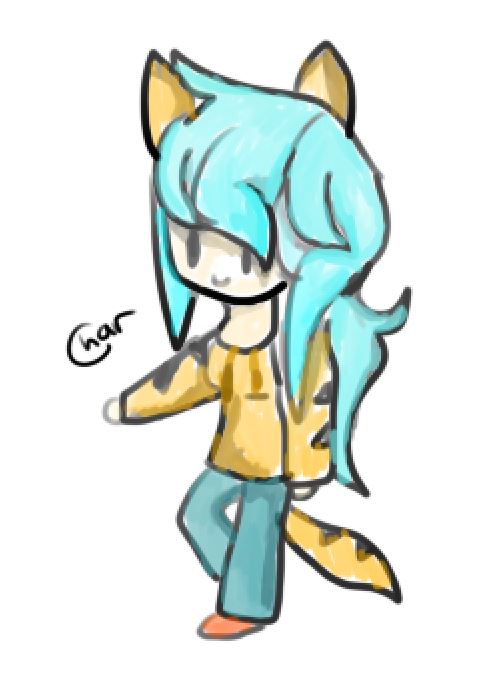 Totally not Katelyn (from Aphmau) as a tiger...