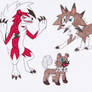 Rockruff and Both Lycanrocs