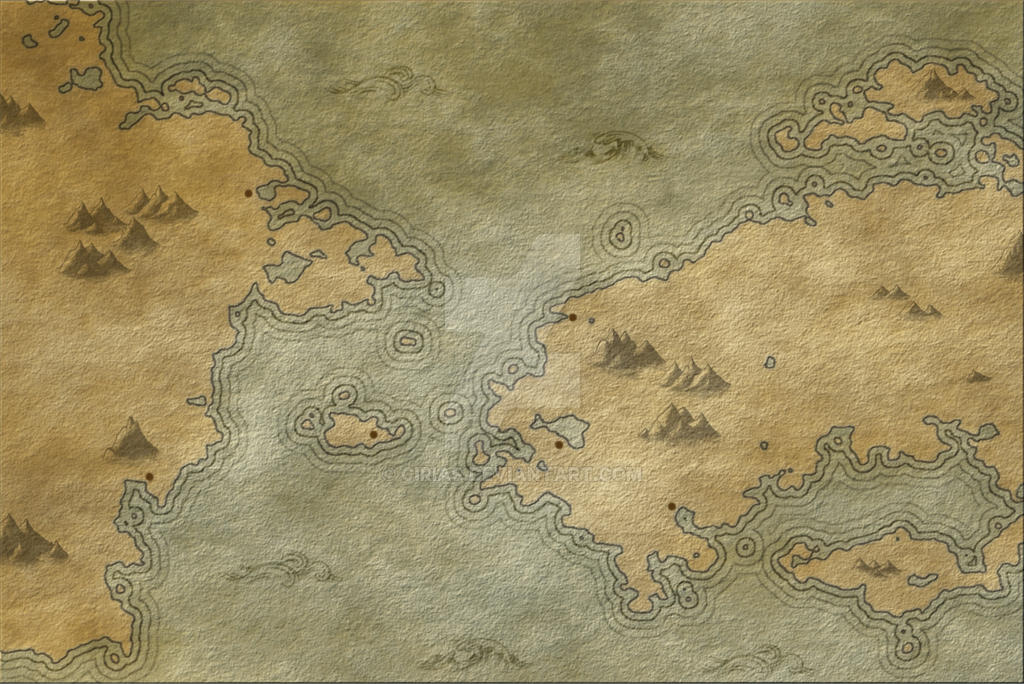 Fantasy/Antique Map Template #1