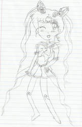 Sailor Chibi Moon Fanmade Drawing