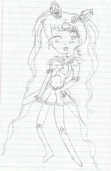 Sailor Chibi Moon Fanmade Drawing