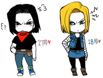 Android #17 and Android #18