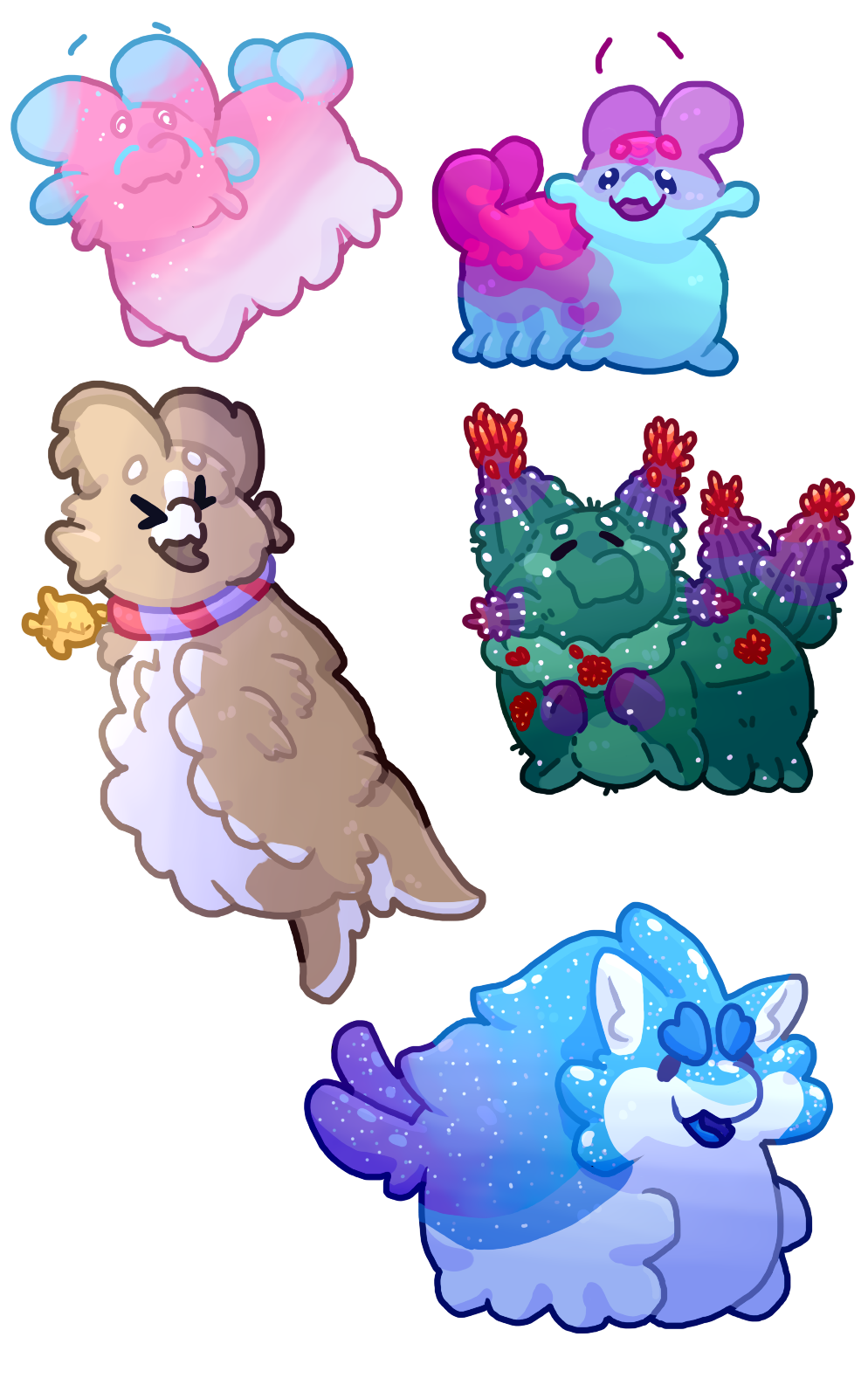 Sweet paca art trades