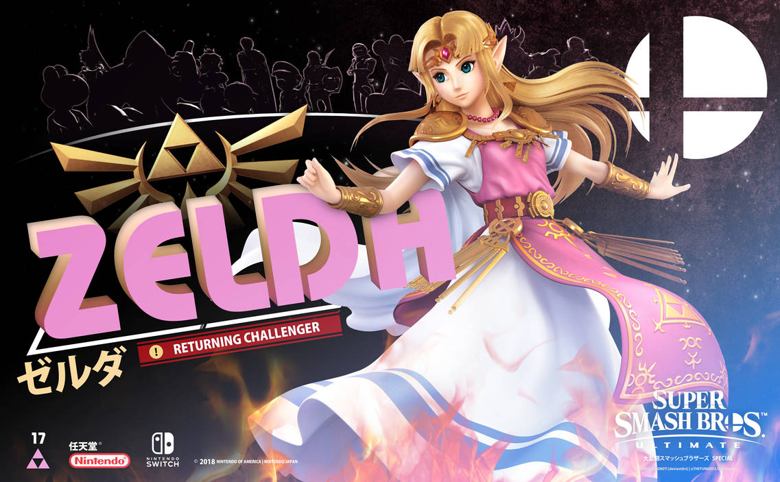 Terriko Zelda - Super Smash Bros. Ultimate by angelusignoti on DeviantArt