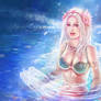 lake mermaid wallpaper