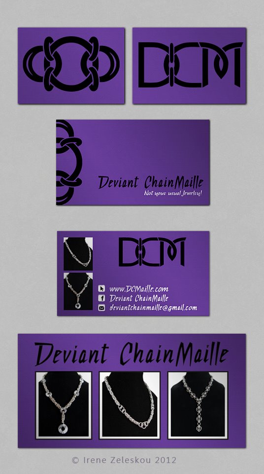 deviant chainmaille card