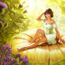 Flower Fairy Pinup
