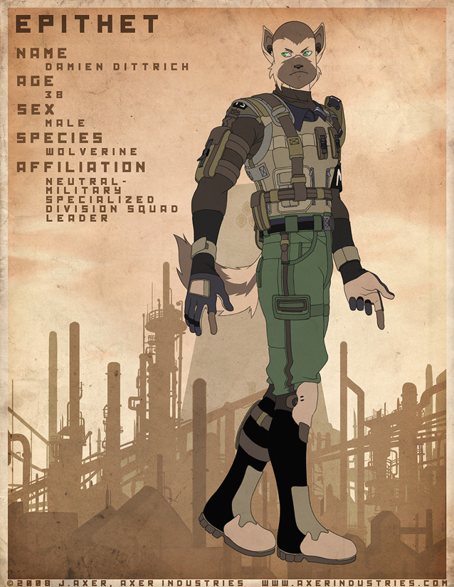 EPITHET comic char: Damien by JayAxer on DeviantArt