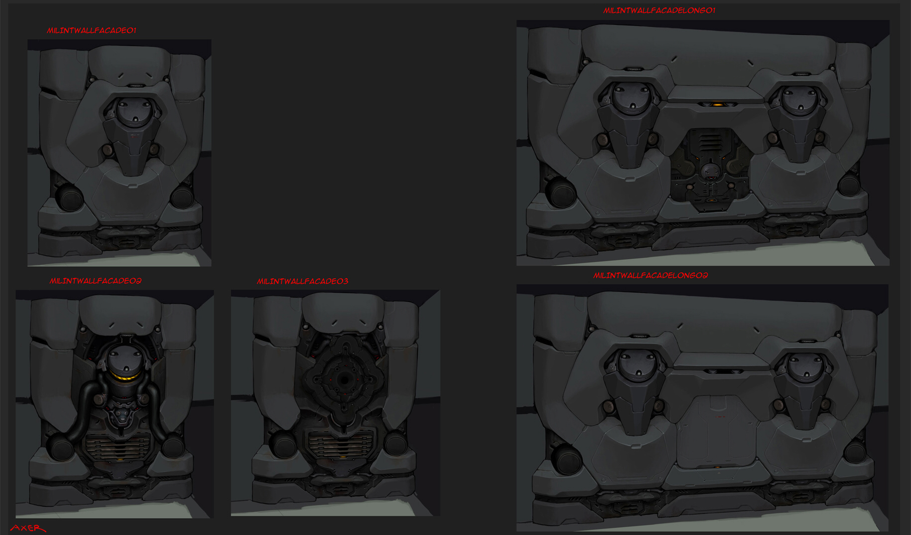 Military Wall Concepts - Firefall