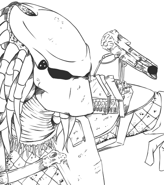 Predator Lineart