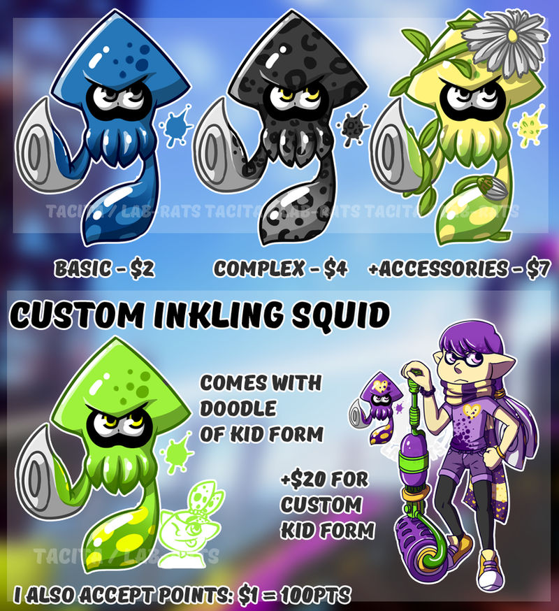 Custom Inklings! CLOSED by jurassiq on DeviantArt