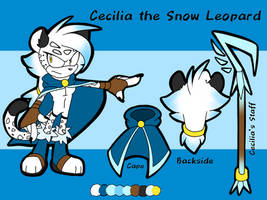 Cecilia the Snow Leopard Reference Sheet
