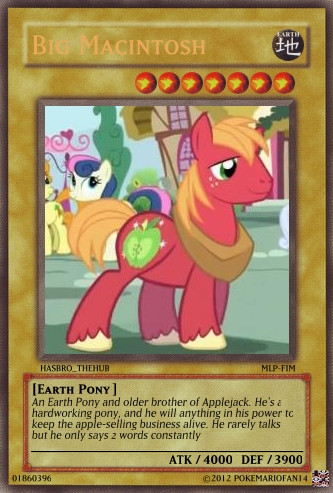 Big Macintosh Yu-Gi-Oh Card