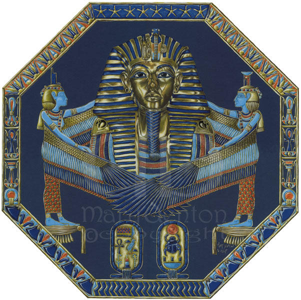 Tutankhamun, Isis  Nephthys