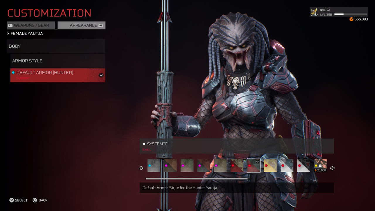 Hunting Grounds Female Yautja (QHS) unmasked by QHS2 on DeviantArt